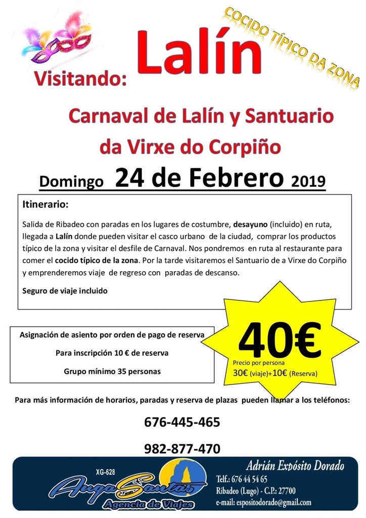 Cocido De Lalin Carnavales E Santuario Da Virxe Do Corpino Excursiones Antiguas